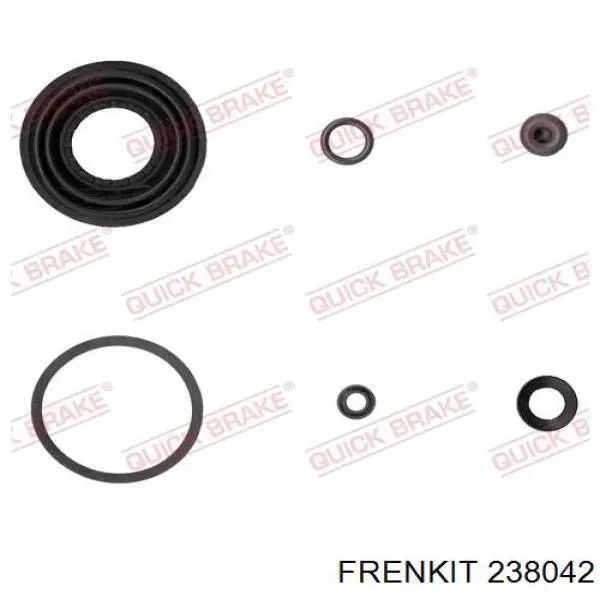 Juego de reparación, pinza de freno trasero Jaguar X-type CF1