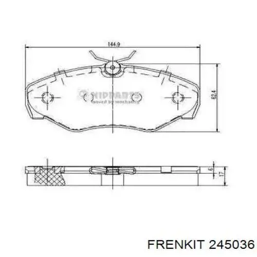 114-0209 Quick Brake juego de reparación, pinza de freno trasero