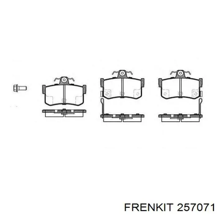 581022CA20 Hyundai/Kia juego de reparación, pinza de freno delantero