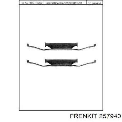 Kit de reparación, pinza de freno delantero Frenkit 257940 precio, desde 22,91 EUR