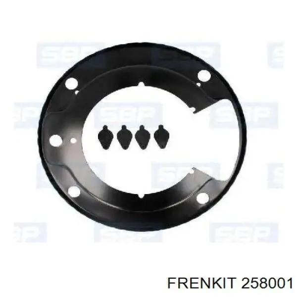 Kit de reparación de pinzas trasero Frenkit 258001
