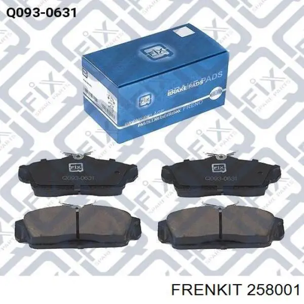 Comprar 258001 Frenkit Juego de reparación, pinza de freno trasero