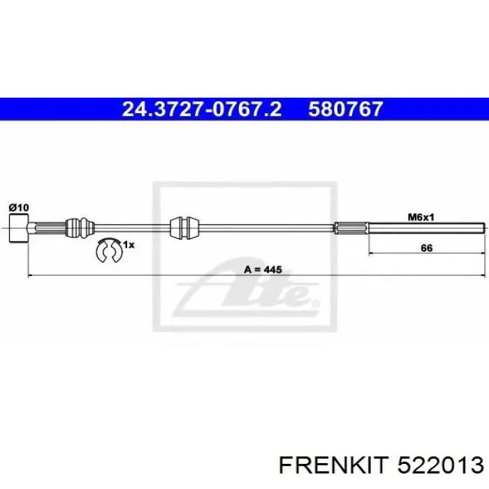 522013 Frenkit kit de reparación del cilindro receptor del embrague