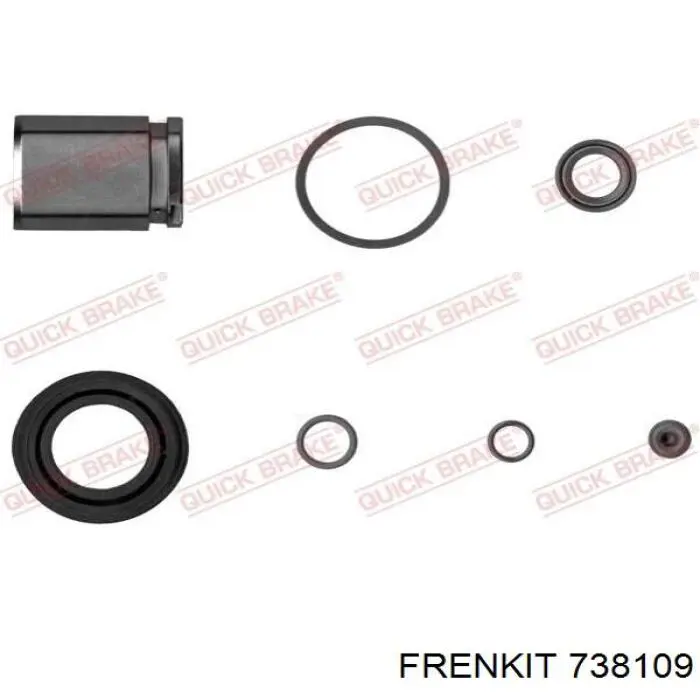Kit de reparación, pinza de freno trasero Frenkit 738109 precio, desde 45,13 EUR