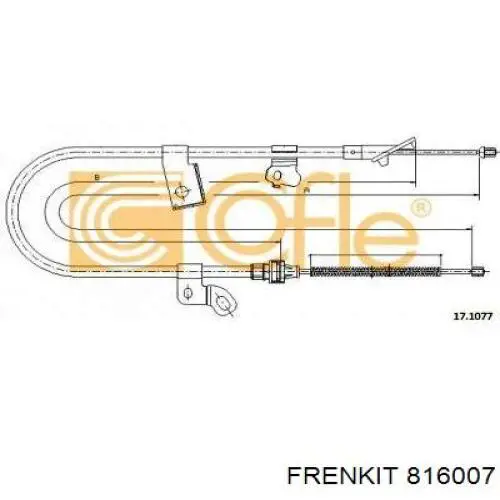 Comprar 816007 Frenkit Kit de reparación de pinzas de freno