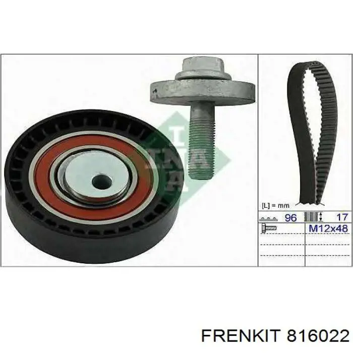 Kit de reparación, pinza de freno delantero Frenkit 816022 precio, desde 15,77 EUR