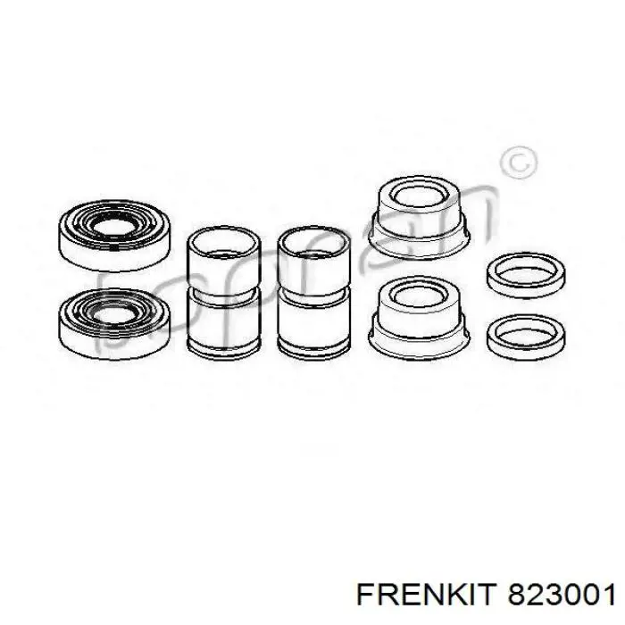 Kit de reparación, pinza de freno delantero Frenkit 823001 precio, desde 22,99 EUR