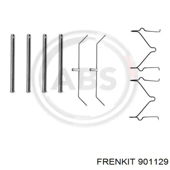 901129 Frenkit Juego de reparación, pastillas de frenos