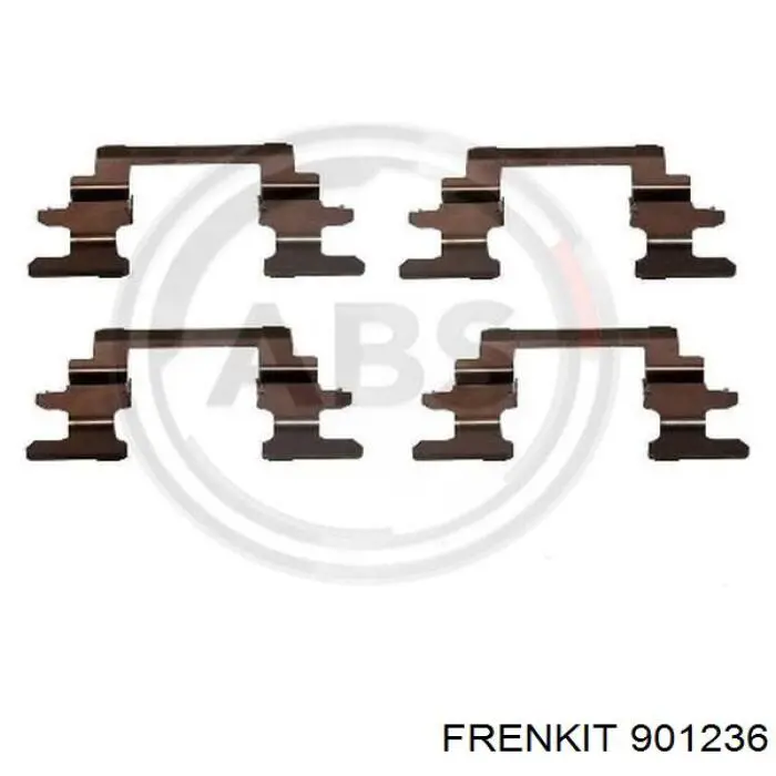 Juego de resortes de sujeción de pastillas de freno delanteras Frenkit 901236 precio, desde 6,51 EUR