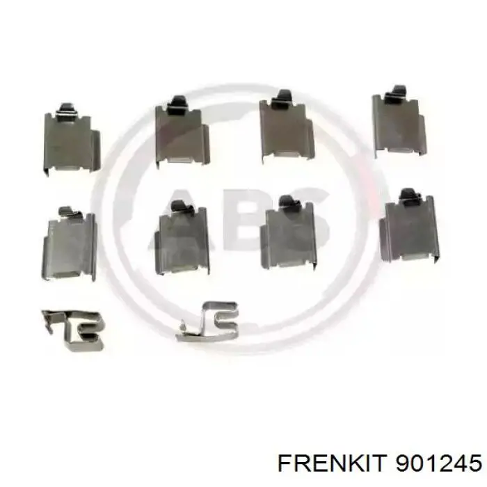 901245 Frenkit conjunto de muelles almohadilla discos traseros