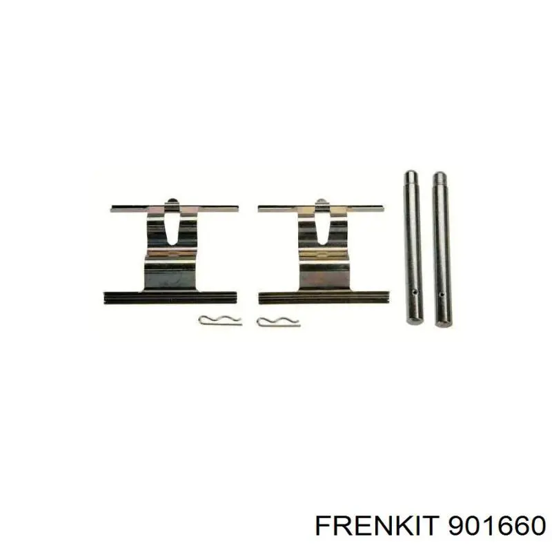 901660 Frenkit juego de reparación, frenos traseros
