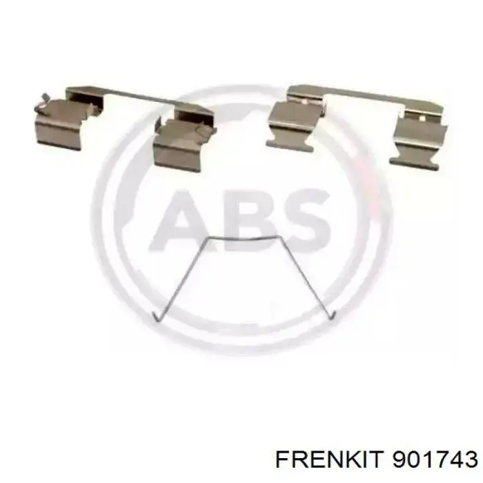 Chapa antirruido de fijación de la pastilla de freno delantera Frenkit 901743 precio, desde 8,75 EUR