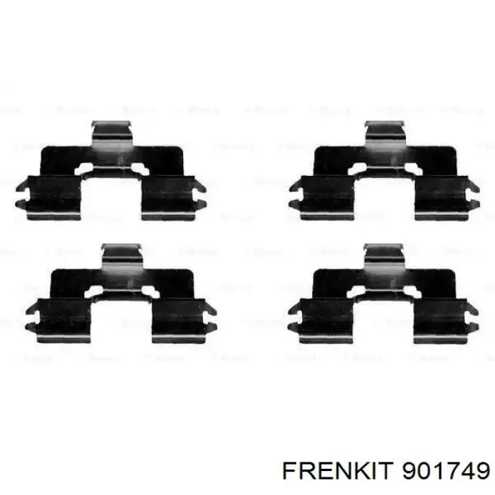 Comprar 901749 Frenkit Chapa antirruido de sujeción de pastilla de freno trasera
