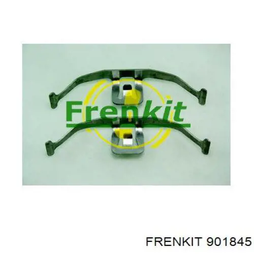 901845 Frenkit conjunto de muelles almohadilla discos delanteros