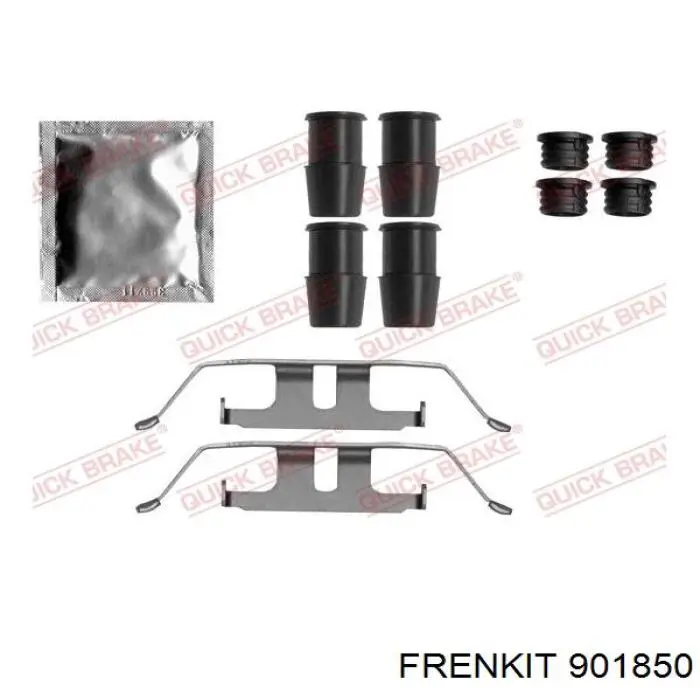 901850 Frenkit conjunto de muelles almohadilla discos delanteros