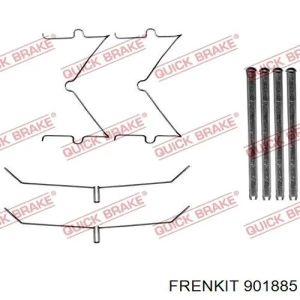 Juego de reparación de pastillas de freno Frenkit 901885 precio, desde 12,42 EUR