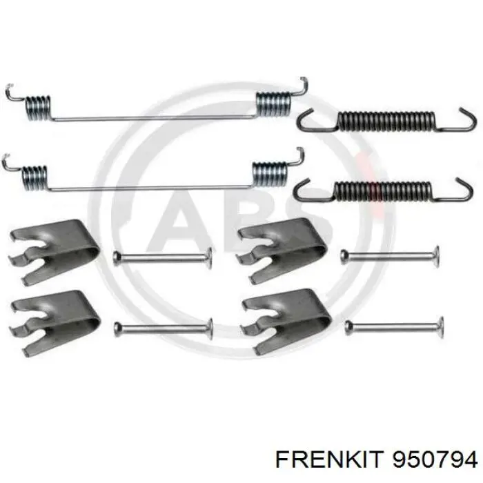Kit de montaje de zapatas de freno traseras 1522222 Ford