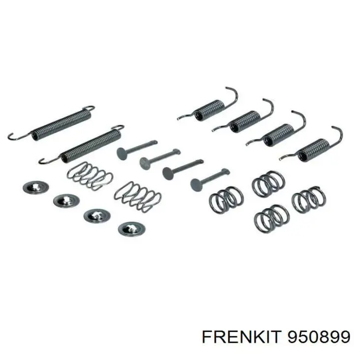 950899 Frenkit kit de montaje, zapatas de freno traseras