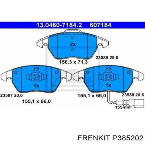 Comprar P385202 Frenkit Émbolo de la pinza de freno trasera