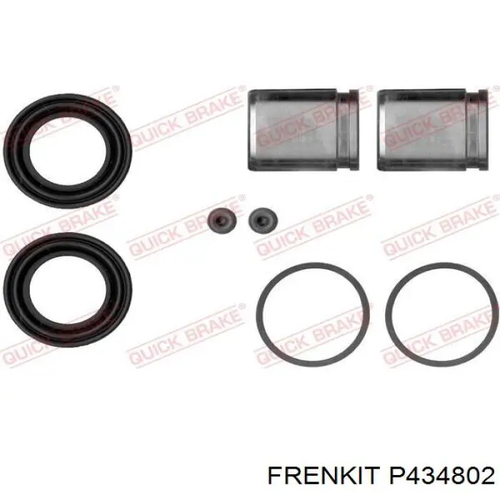 Émbolo de la pinza de freno delantera Frenkit P434802 precio, desde 14,84 EUR