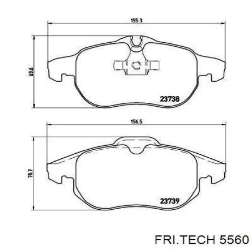 Pastillas de freno delanteras Opel Vectra