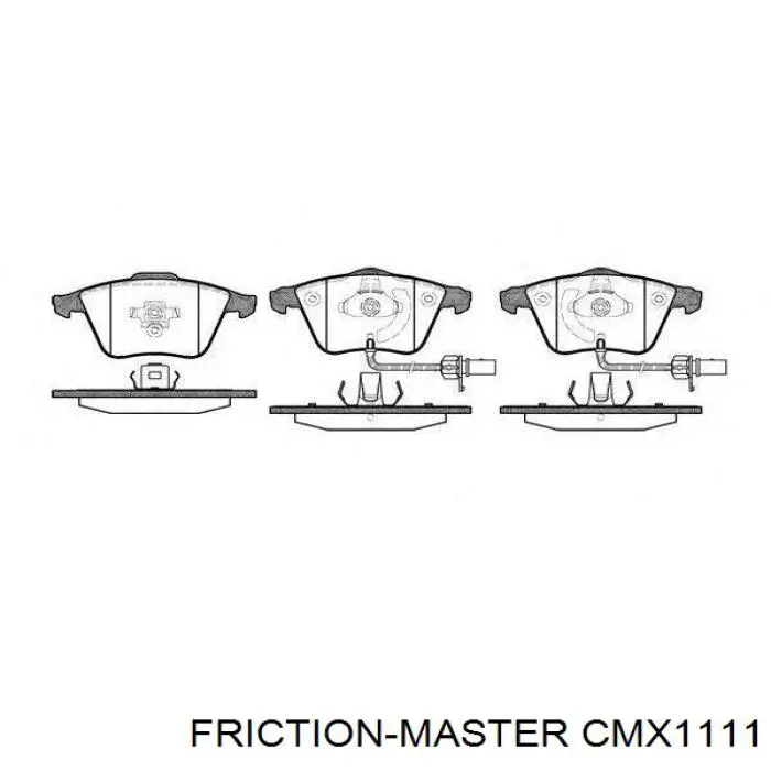 CMX1111 Friction Master pastillas de freno delanteras