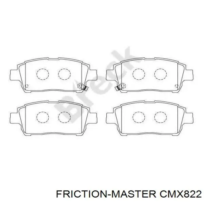 Pastillas de freno delanteras Toyota Prius NHW20