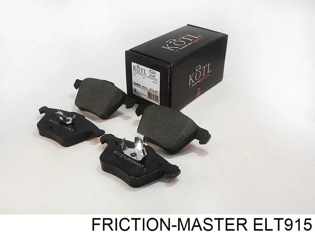 ELT915 Friction Master pastillas de freno delanteras