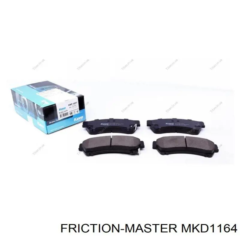 MKD1164 Friction Master pastillas de freno delanteras