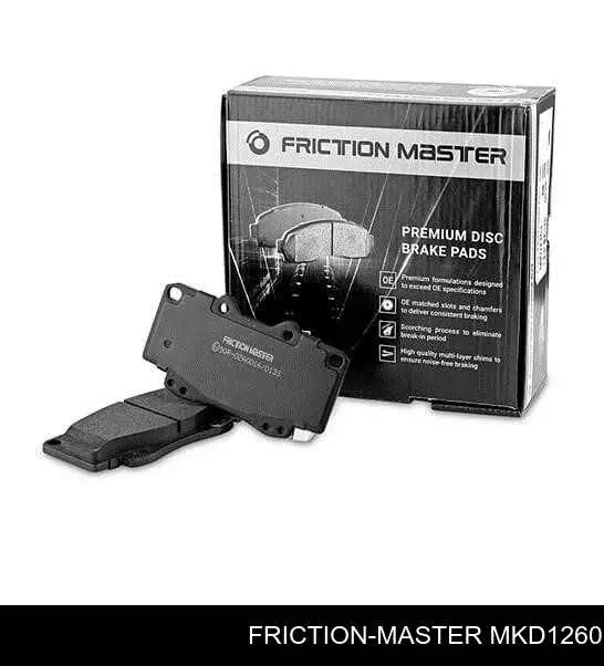 MKD1260 Friction Master pastillas de freno delanteras