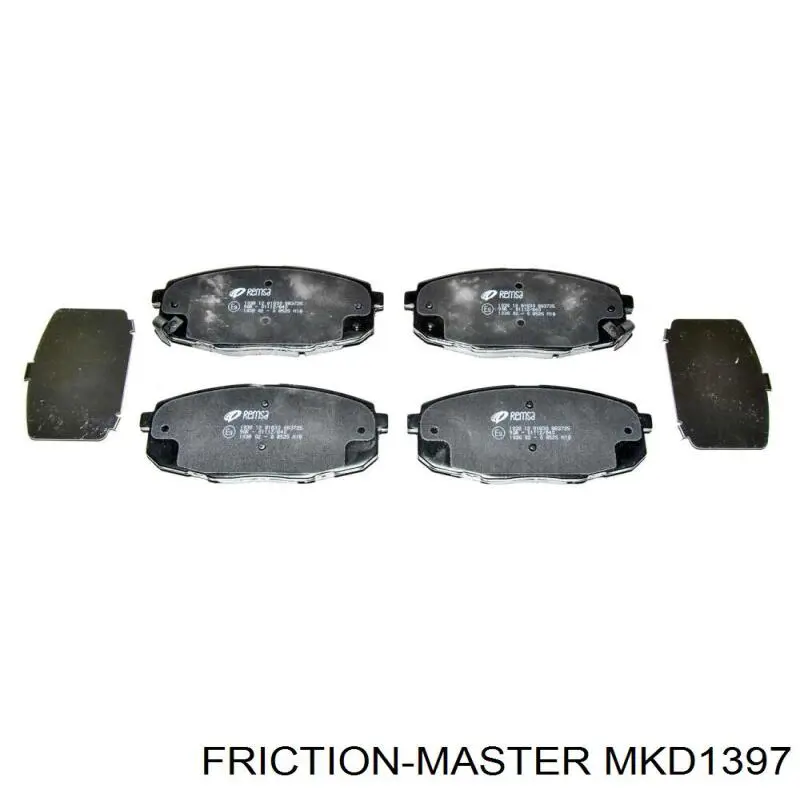 MKD1397 Friction Master Pastillas delanteras