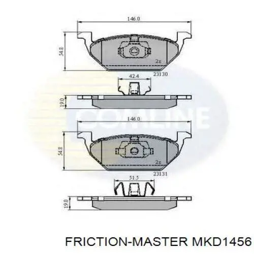 Pastillas de freno traseras Volkswagen Jetta 6 162, 163, AV3, AV2, AY2, AY3