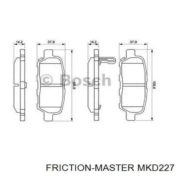 Pastillas de freno delanteras Seat Toledo 1 1L