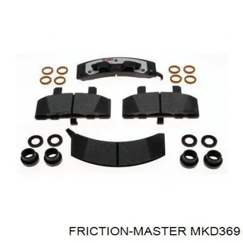Pastillas freno delanteras Friction Master MKD369 precio, desde 27,01 EUR