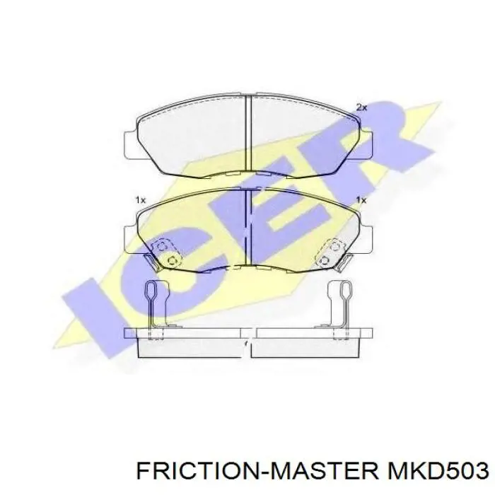 Pastillas de freno delanteras Honda CR-V 1 RD