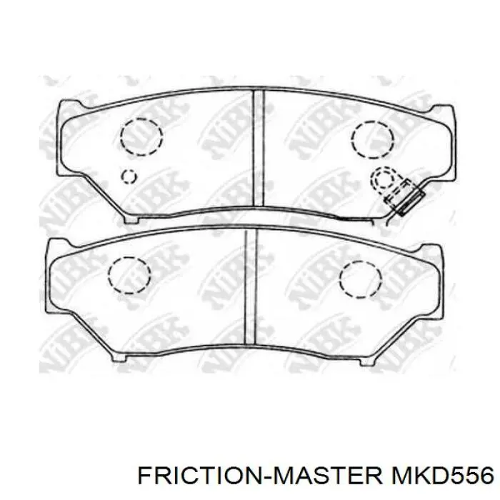 MKD556 Friction Master pastillas de freno delanteras
