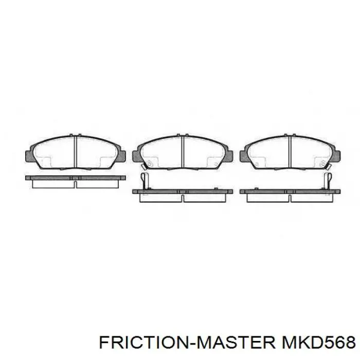 MKD568 Friction Master pastillas de freno delanteras