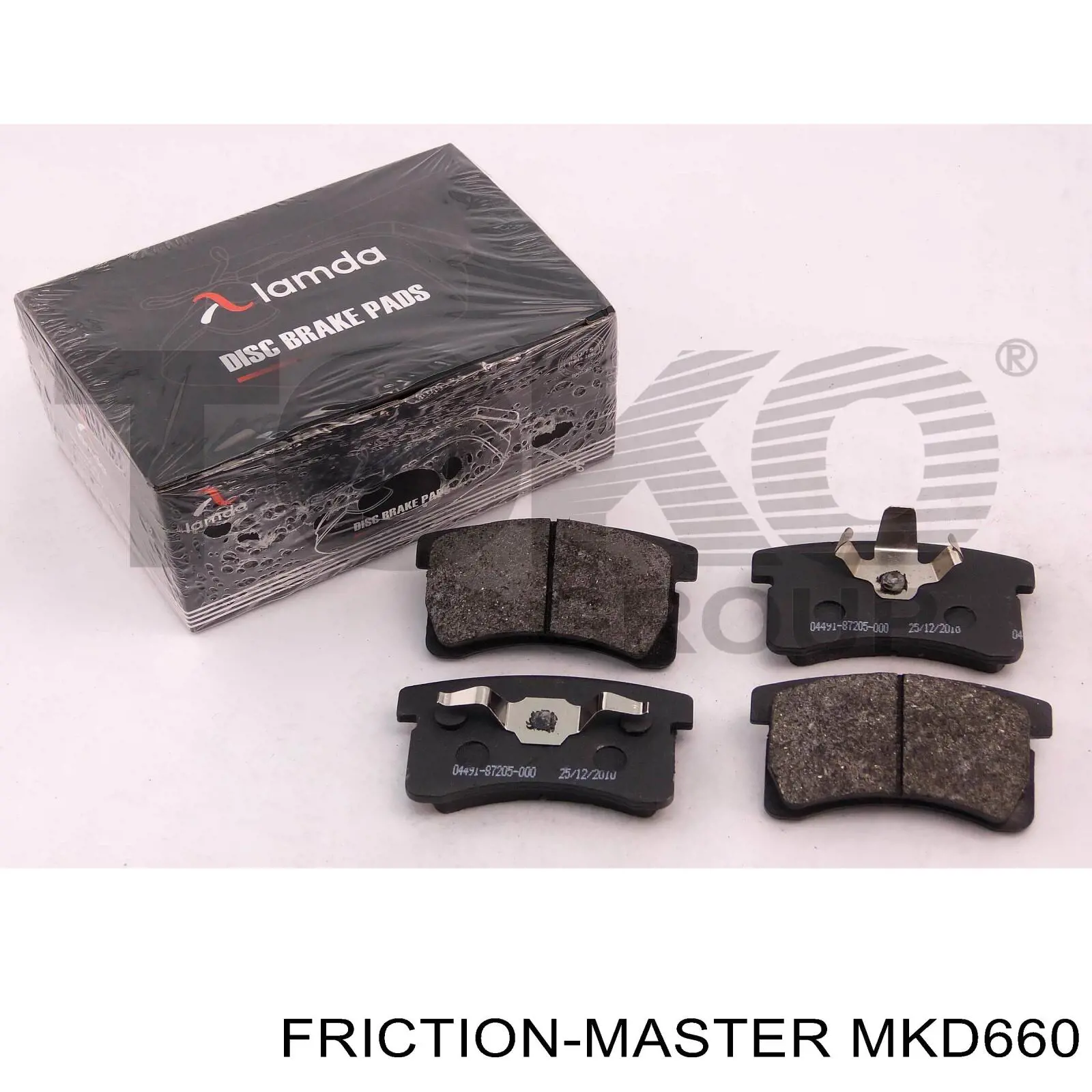MKD660 Friction Master pastillas de freno delanteras