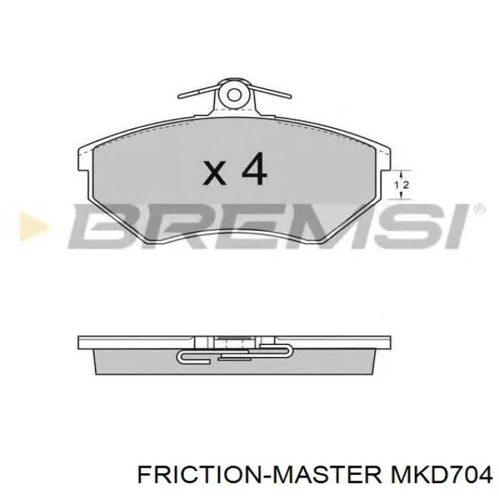 Pastillas de freno delanteras Seat Ibiza 2 6K1