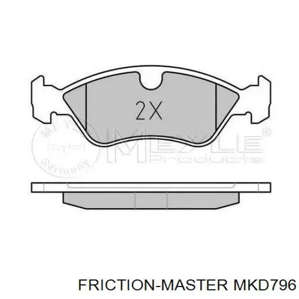 Pastillas de freno delanteras Opel Combo
