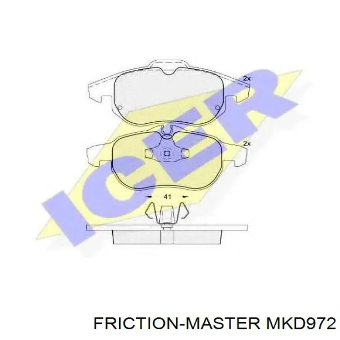 Pastillas de freno delanteras Opel Vectra