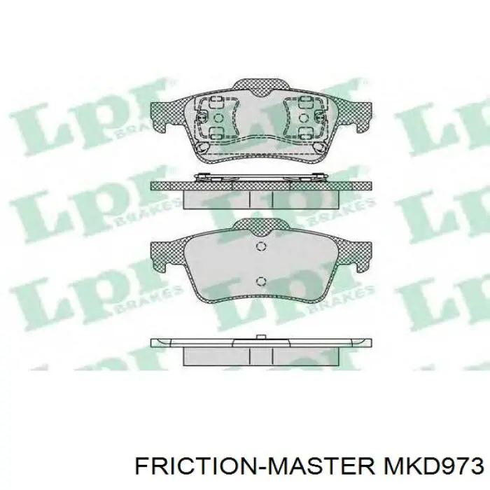 Pastillas de freno traseras Renault Espace 4 JK0