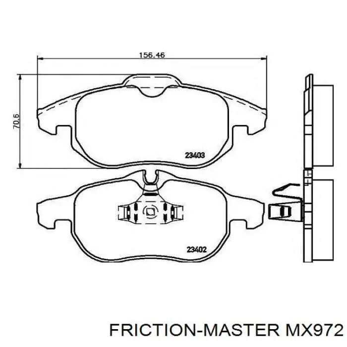 Pastillas de freno delanteras Opel Vectra