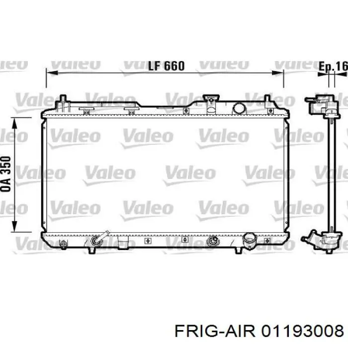 01193008 Frig AIR Refrigeración del motor
