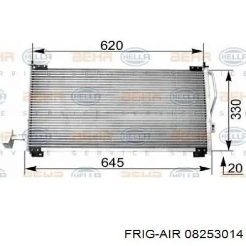 08253014 Frig AIR condensador aire acondicionado