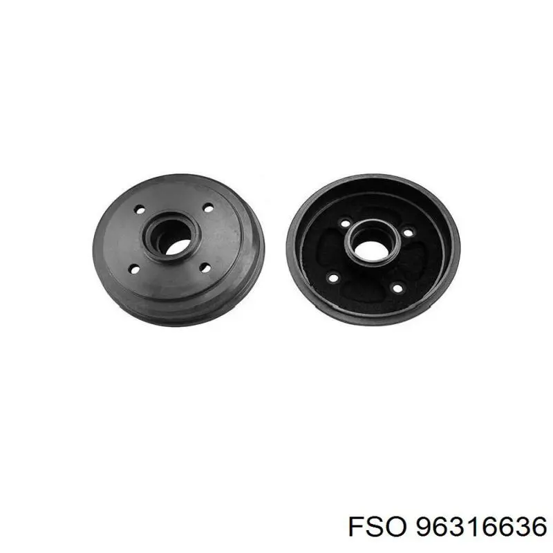 Tambor de freno trasero para Chevrolet Spark (Matiz)  (M200, M250)