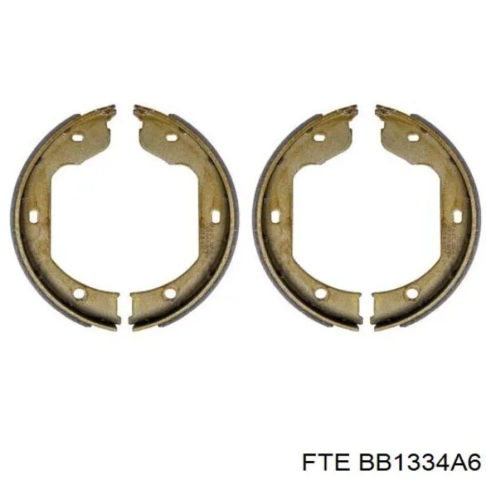 Juego de zapatas de frenos, freno de estacionamiento BMW 5 E39