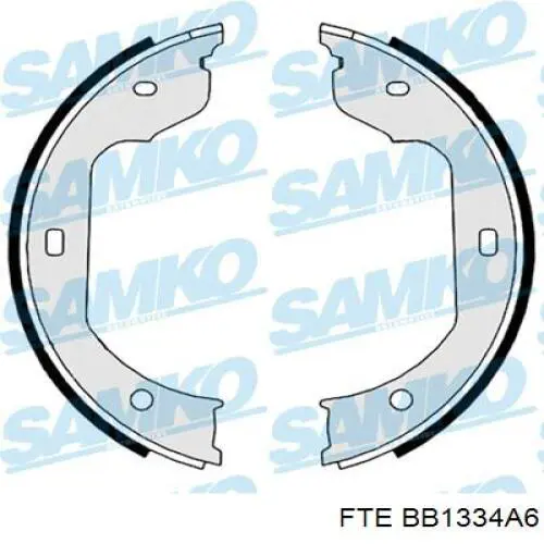 Juego de zapatas de frenos, freno de estacionamiento BMW 5 E39