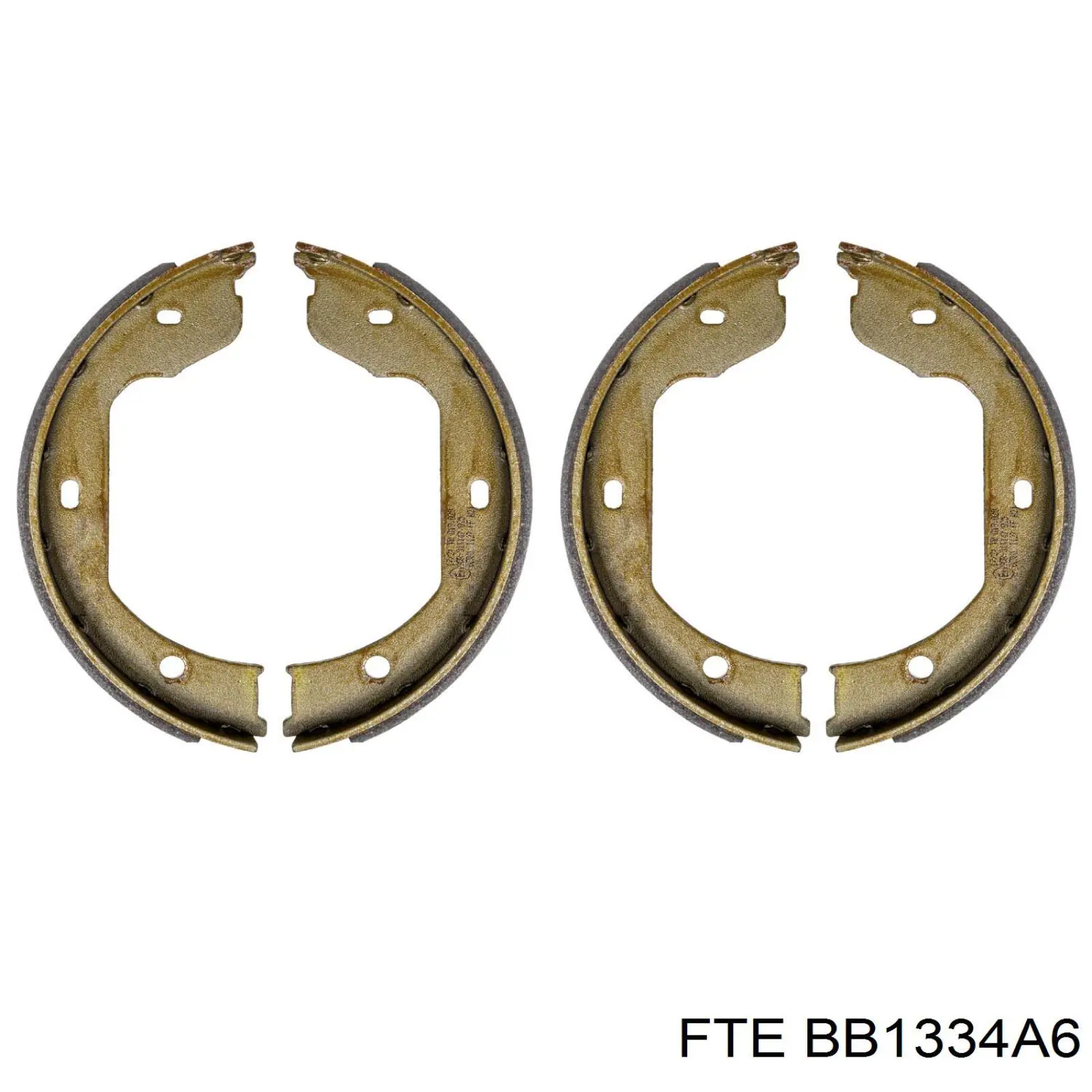 Juego de zapatas de frenos, freno de estacionamiento BMW 5 E39