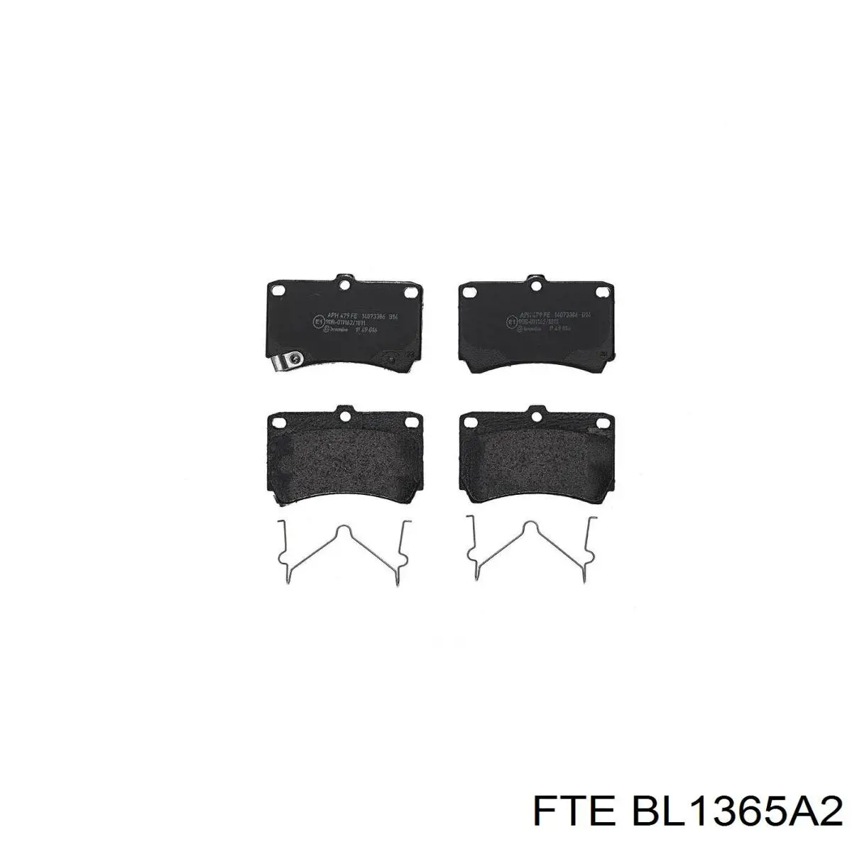 Pastillas de freno delanteras Mazda 323 BA
